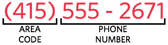 Us phone number format