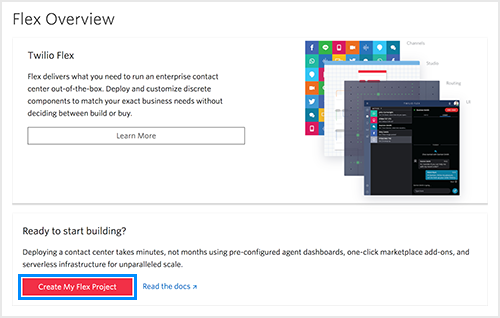 Twilio Flexプロジェクトをセットアップする Twilio Support